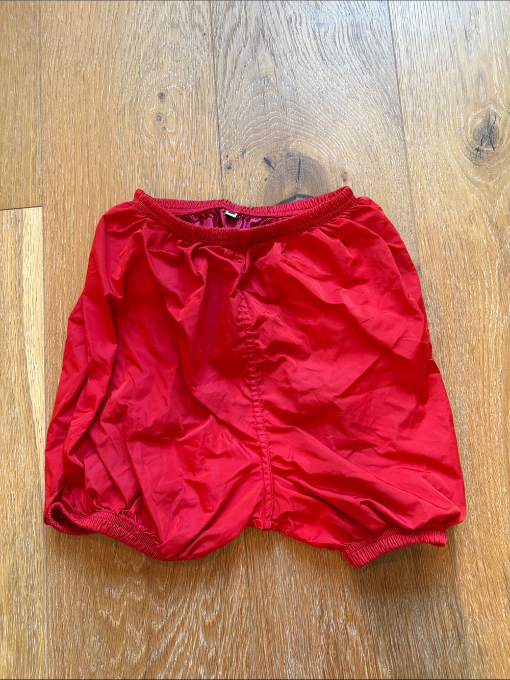 Bullet Pointe Red/Pink Trash Bag Shorts